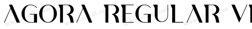 Agora Regular Versio字体转换